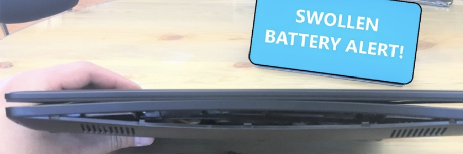 img blog TechTip Dangers of a bloated battery
