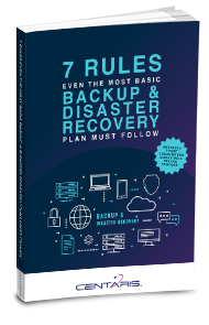 Centaris Backup DisasteRecovery eBook Cover